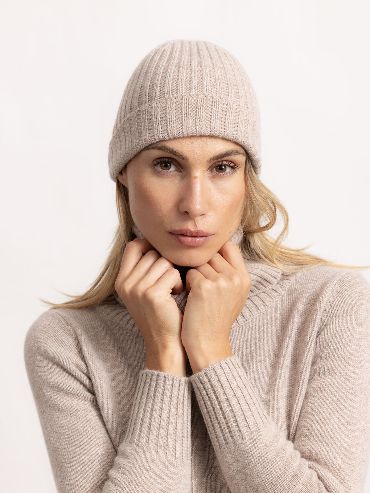 COSTANZA - Cappello a coste (Beige Medio)