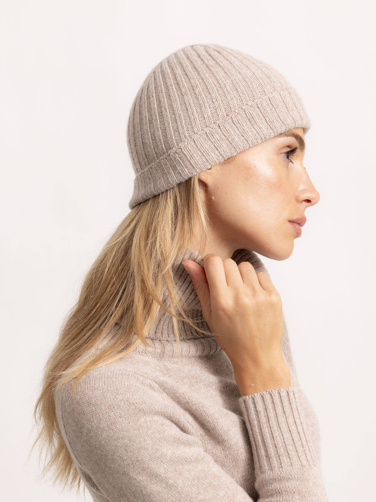 COSTANZA - Cappello a coste (Beige Medio)