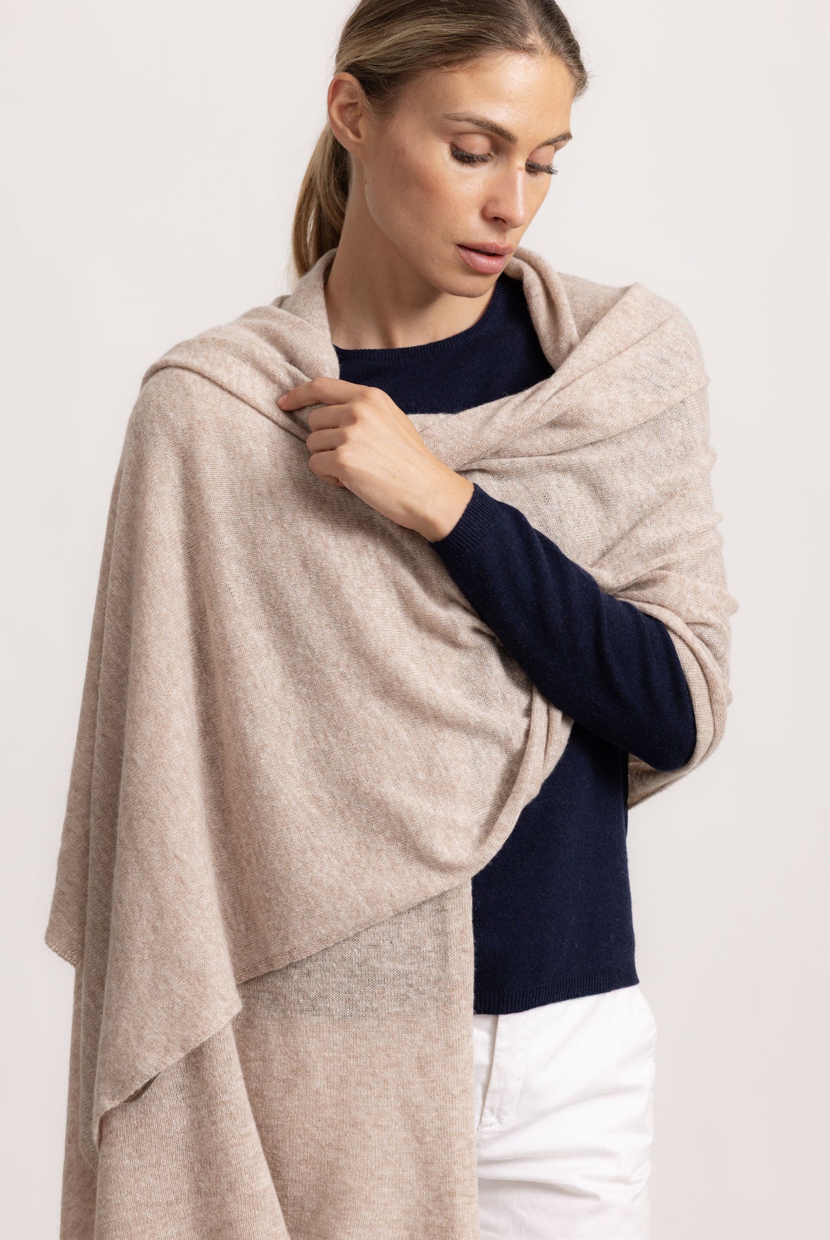 MATILDE - Sciarpa classical (Beige Medio)