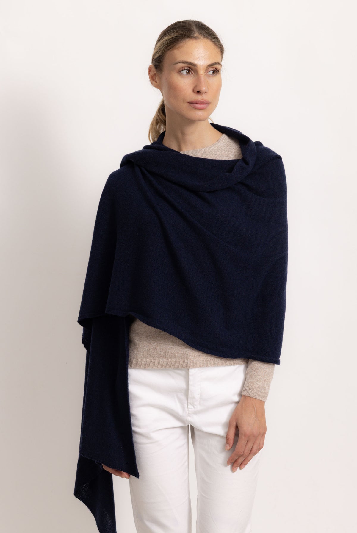 MATILDE - Sciarpa classical (Blu Navy)