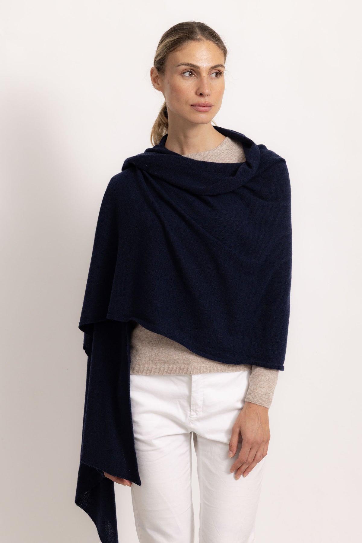 MATILDE - Sciarpa classical (Blu Navy)