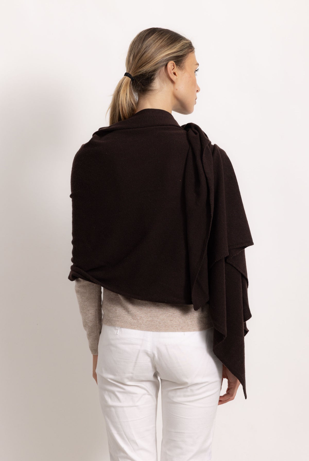 MATILDE - Sciarpa classical (Marrone Intenso)