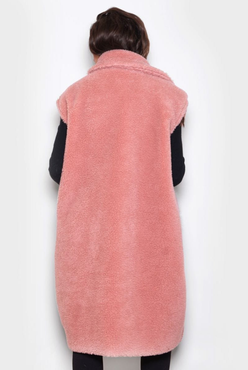 Smanicato con tasche in Volpe Rosa - Elisabettapanerai