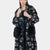 VIENNA - Cappotto con tasche in volpe (Pecore Nero)