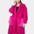 VIENNA Fantasia - Cappotto con tasche in volpe (Fucsia)