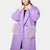 VIENNA - Cappotto con tasche in volpe (Lilla)