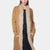 Montecarlo - Cardigan with Fox Front Bordature (Camel)