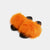 ST. MORITZ - Slipper con fascia in volpe (Arancione)