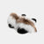 ST. MORITZ - Slipper con fascia in volpe (Bianco/Marrone)