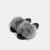 ST. MORITZ - Slipper con fascia in volpe (Grigio)