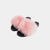 ST. MORITZ - Slipper con fascia in volpe (Rosa)