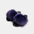 ST. MORITZ - Slipper con fascia in volpe (Viola)