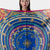 Salzburg - Luxury Foulard (Magenta and Blue)