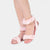 St. Tropez - Sandal with band and visual laces (pink)