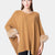 Londres - Poncho con Fox Punfs (Camel)