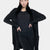 Montecarlo - Cardigan with Fox Front Bordature (Black)