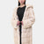 LOS ANGELES - Cappotto in visone con cappuccio (Panna)