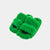 ROME - Slipper with double band and bordering in a whipping (green)