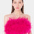 SIVIGLIA - Top elasticizzato in marabù (Fucsia)