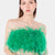 SIVIGLIA - Top elasticizzato in marabù (Verde)
