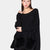 CAPRI - Completo con tasche in volpe (Nero)
