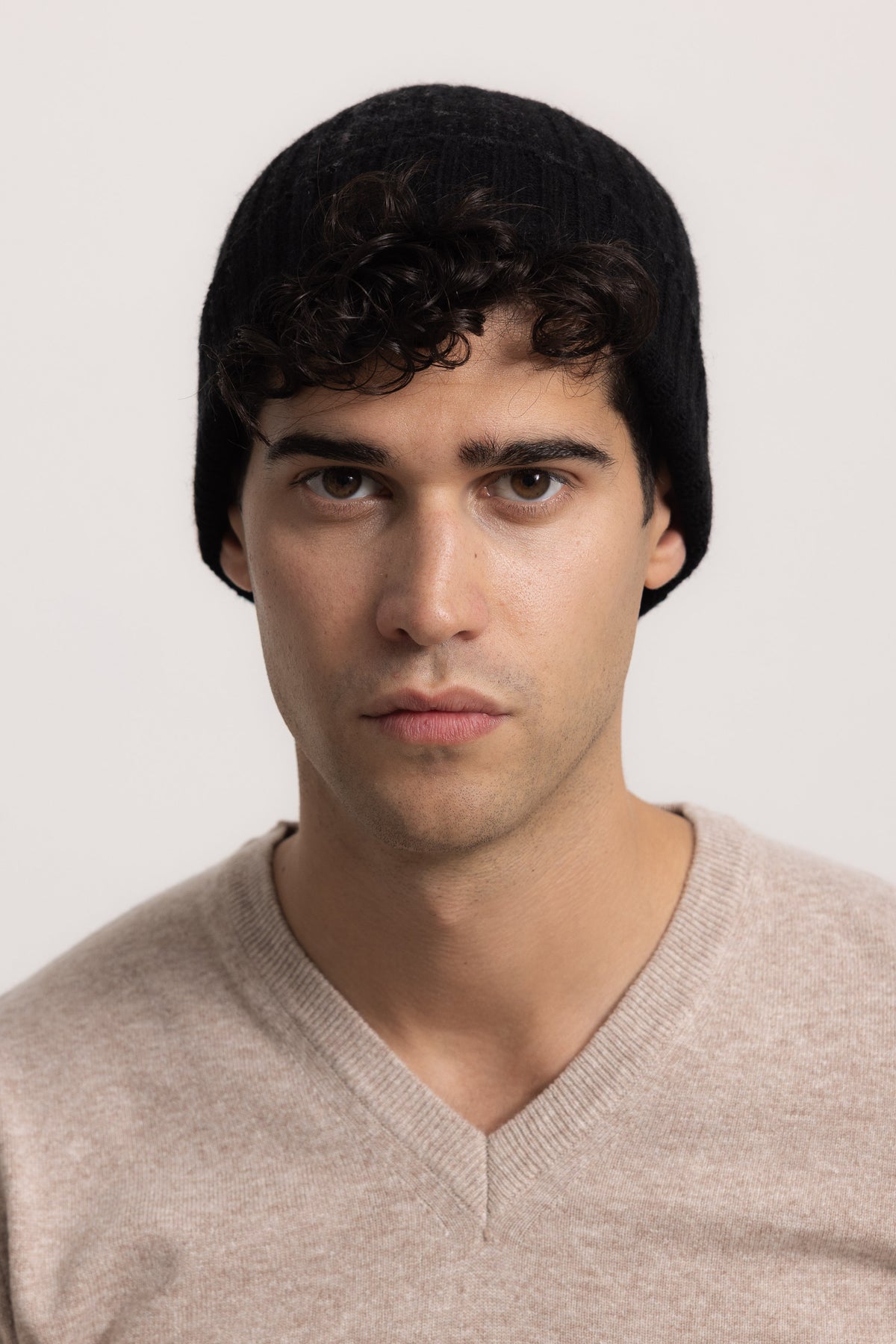 AMEDEO - Cappello a coste (Nero)