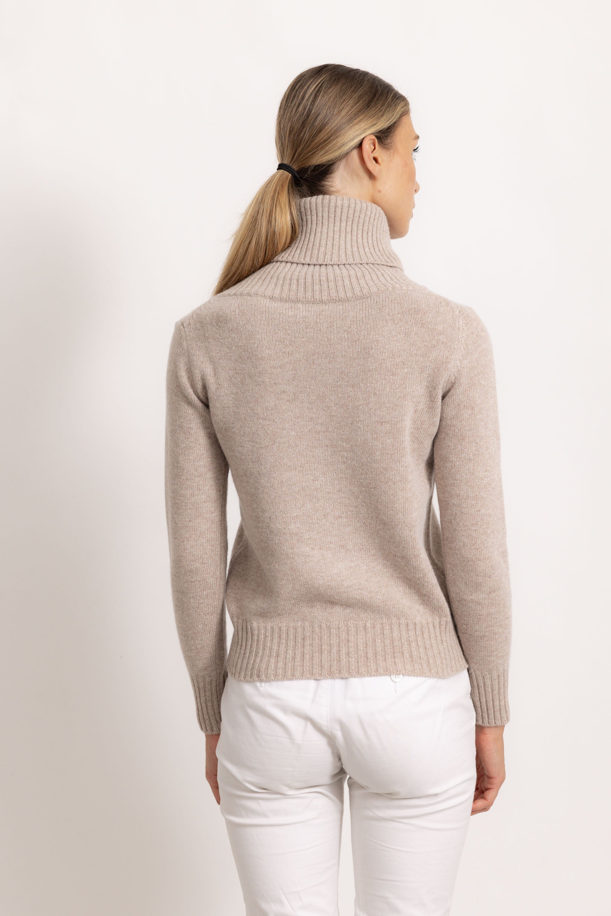 ANGELICA - Maglione dolcevita (Beige Medio)