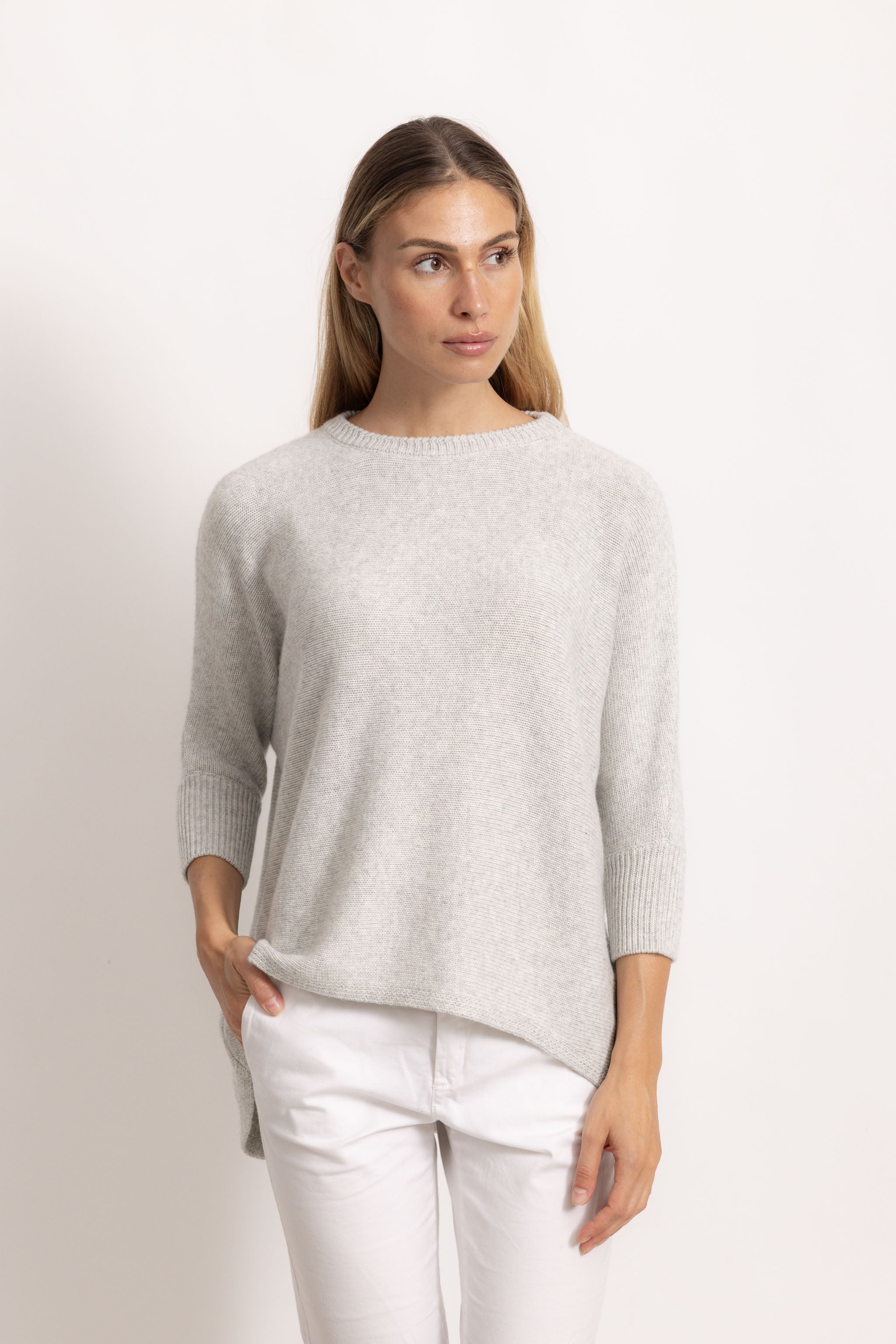 BEATRICE - Maglione girocollo (Grigio Chiaro)