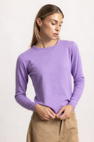 BIANCA - Maglione girocollo slim fit (Lilla)