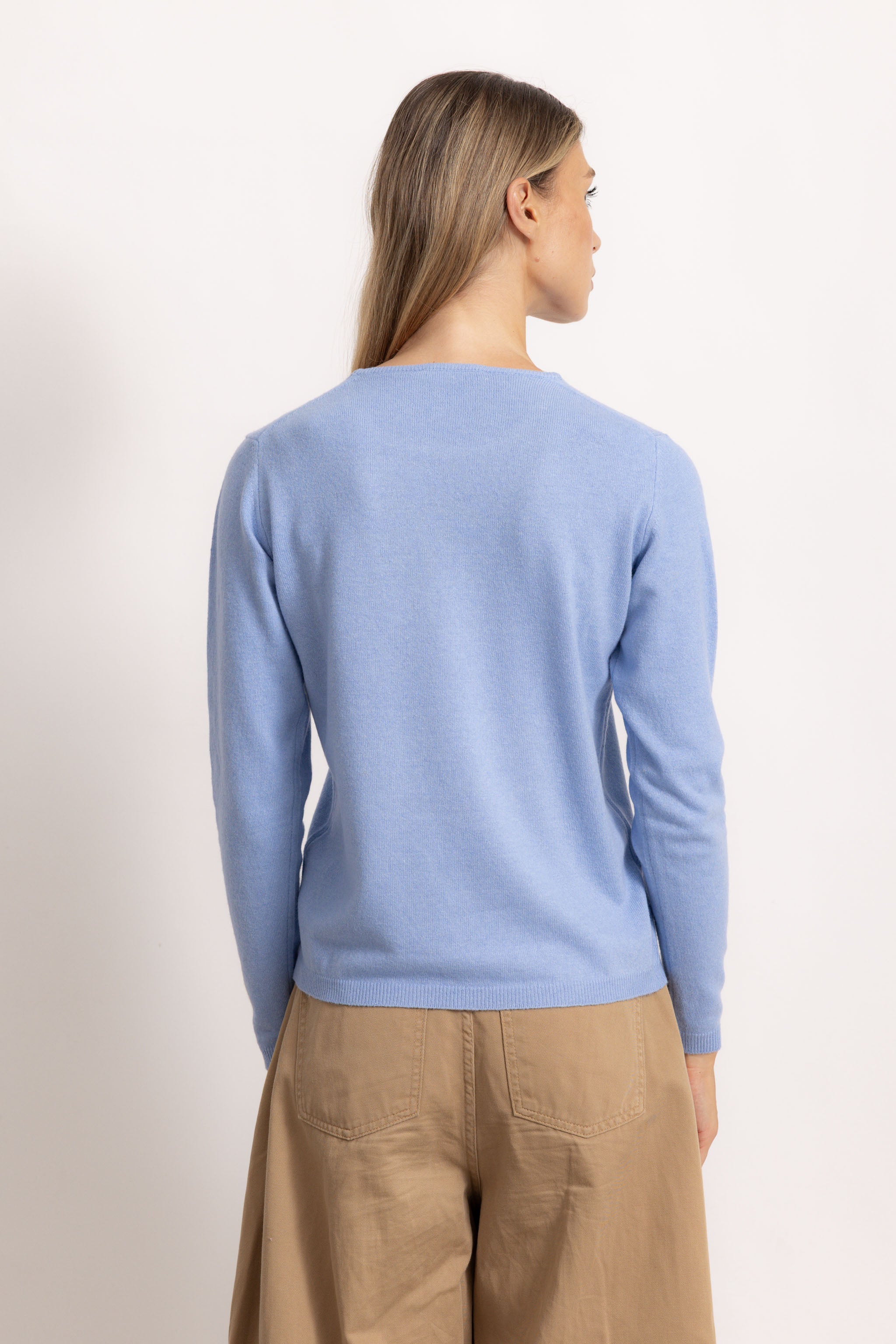 BIANCA - Maglione girocollo slim fit (Polvere)