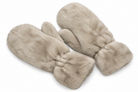 Guanti muffola donna in ecopelliccia beige felpati - CANADA Elisabetta Panerai