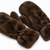Guanti muffola donna in ecopelliccia marrone felpati - CANADA Elisabetta Panerai