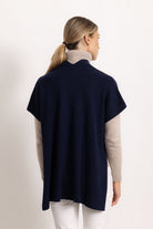 CATERINA - Poncho gilet (Blu Navy)