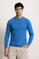 COSIMO - Maglione girocollo (Celeste Intenso)
