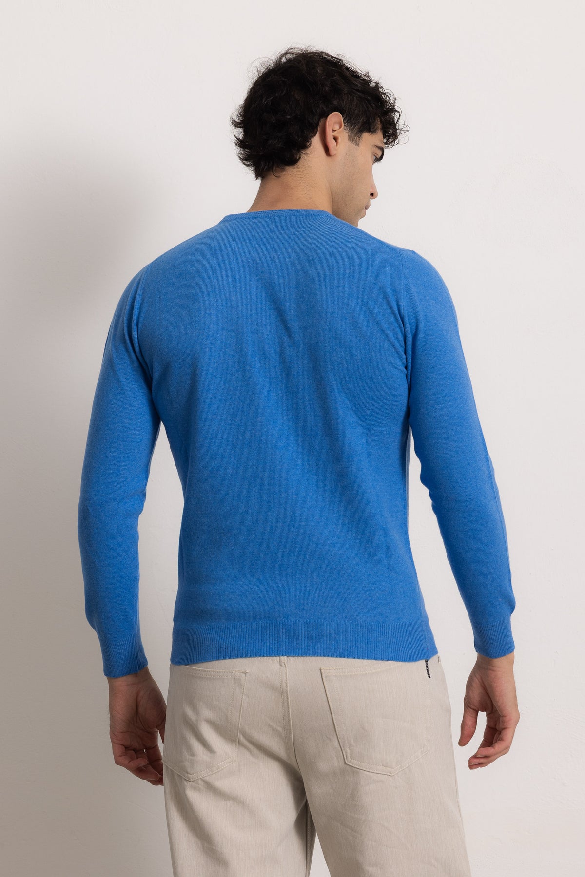 COSIMO - Maglione girocollo (Celeste Intenso)