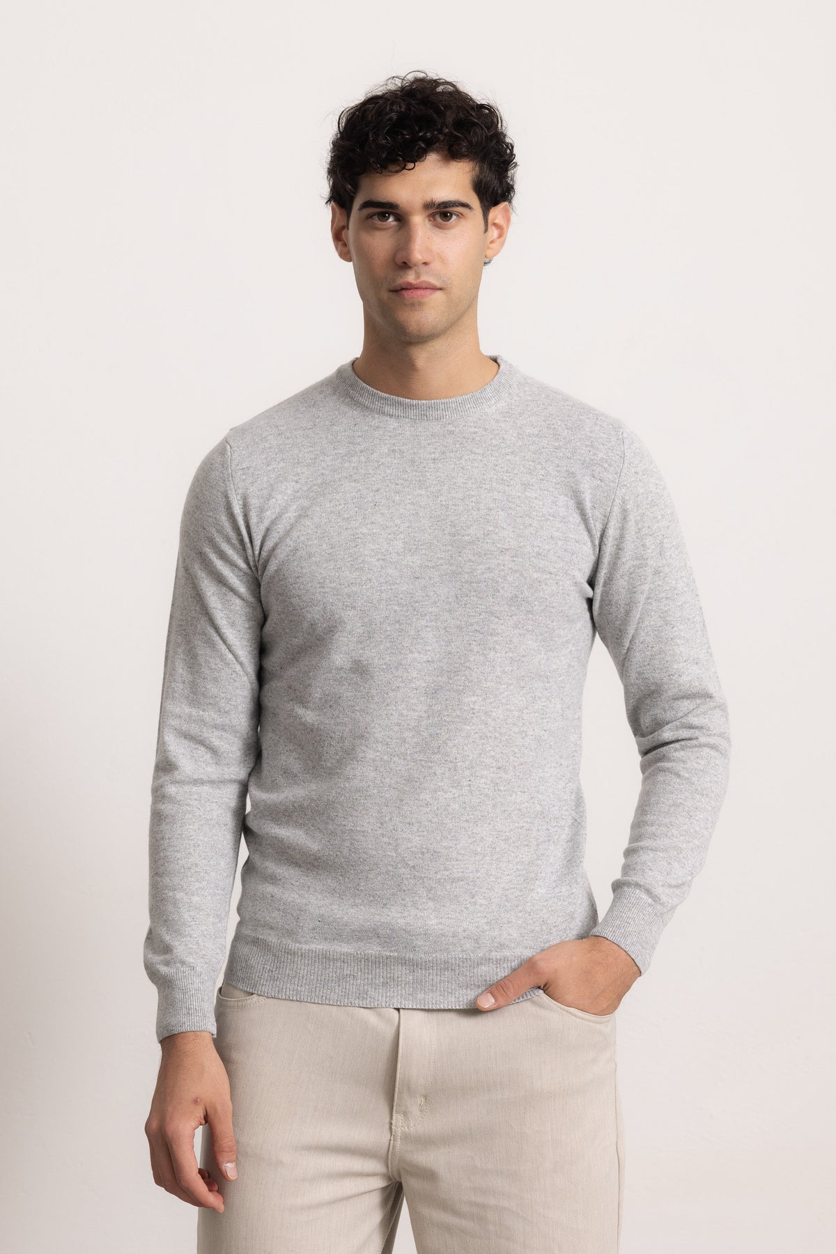 COSIMO - Maglione girocollo (Grigio Medio)