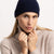 COSTANZA - Cappello a coste (Blu Navy)