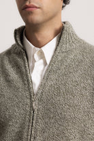 FILIPPO - Felpa con zip (Grigio Melange)