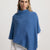 LAVINIA - Poncho mit Knöpfen (Jeans)