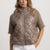 LIVERPOOL - Steppjacke mit Strickärmeln (Taupegrau)