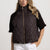 LIVERPOOL - Steppjacke mit Strickärmeln (Dunkelbraun)