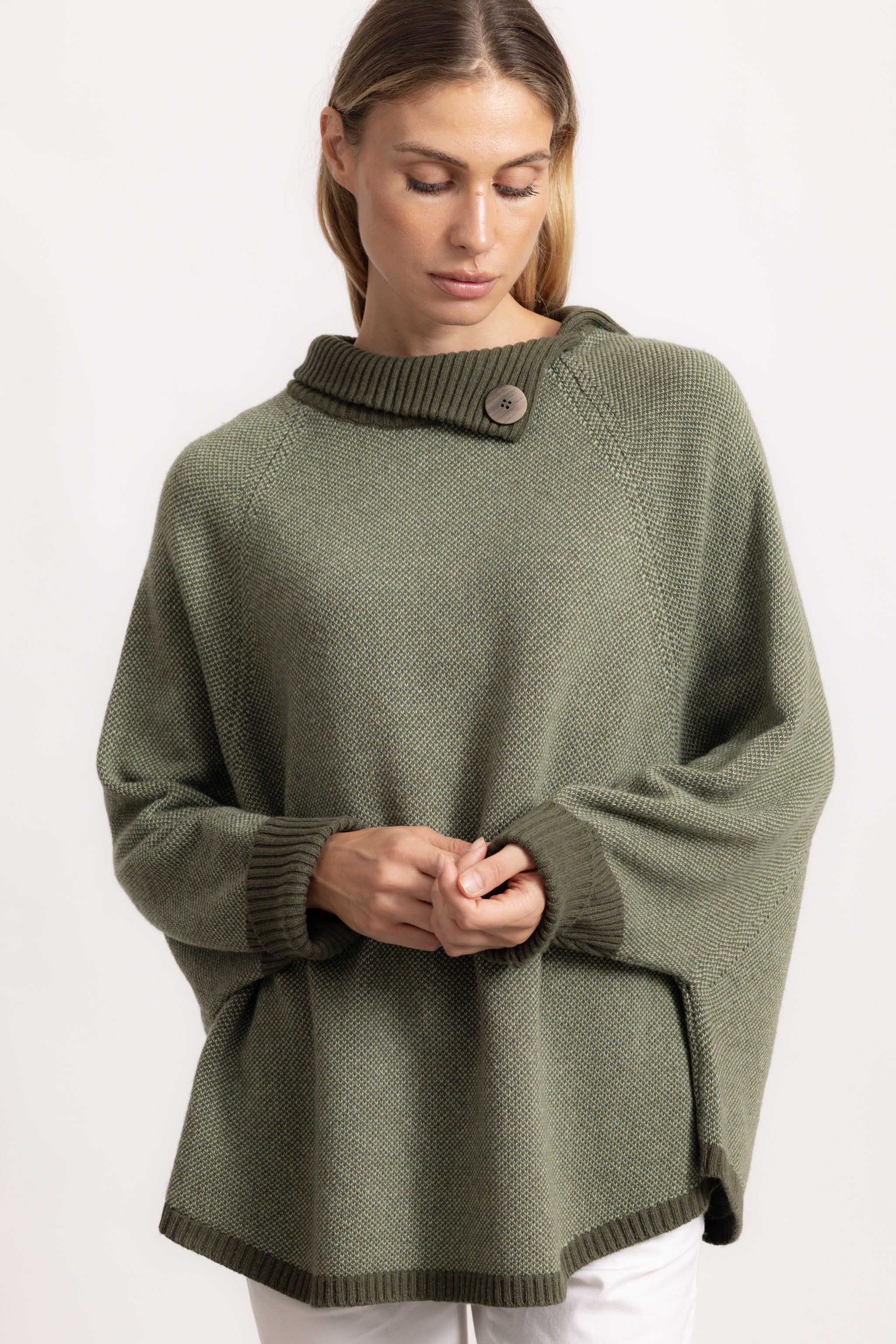 LUDOVICA - Maglione oversize (Verde/Salvia)
