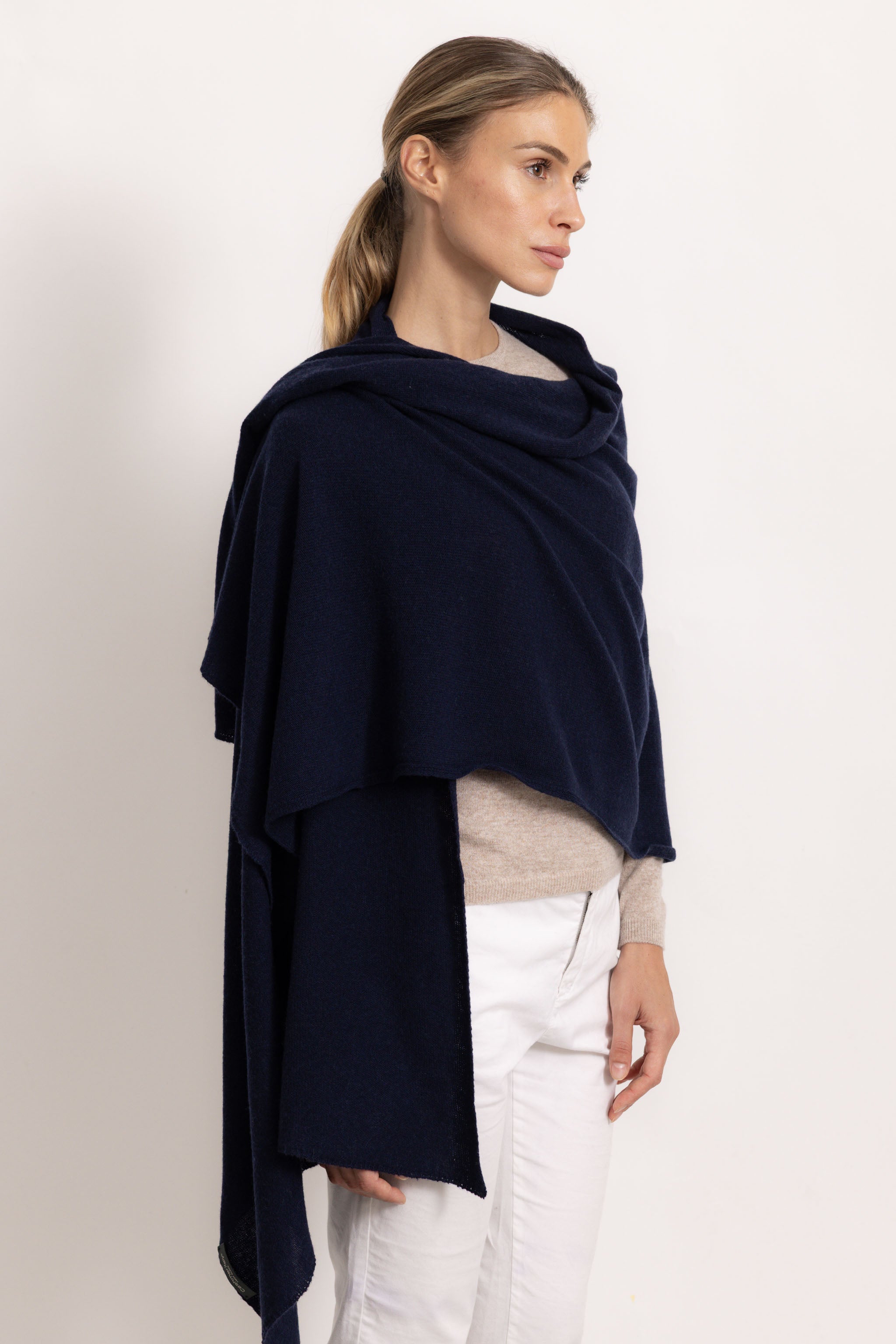 MATILDE - Sciarpa classical (Blu Navy)