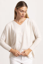 VITTORIA - Maglione con scollo v (Beige Medio)