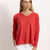 VITTORIA - Maglione con scollo v (Corallo)