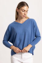 VITTORIA - Maglione con scollo v (Jeans)