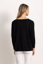 VITTORIA - Maglione con scollo v (Nero)