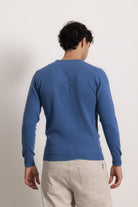 VITTORIO - Maglione scollo V (Jeans)