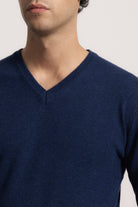 VITTORIO - Maglione scollo V (Marine)