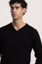 VITTORIO - Maglione scollo V (Nero)